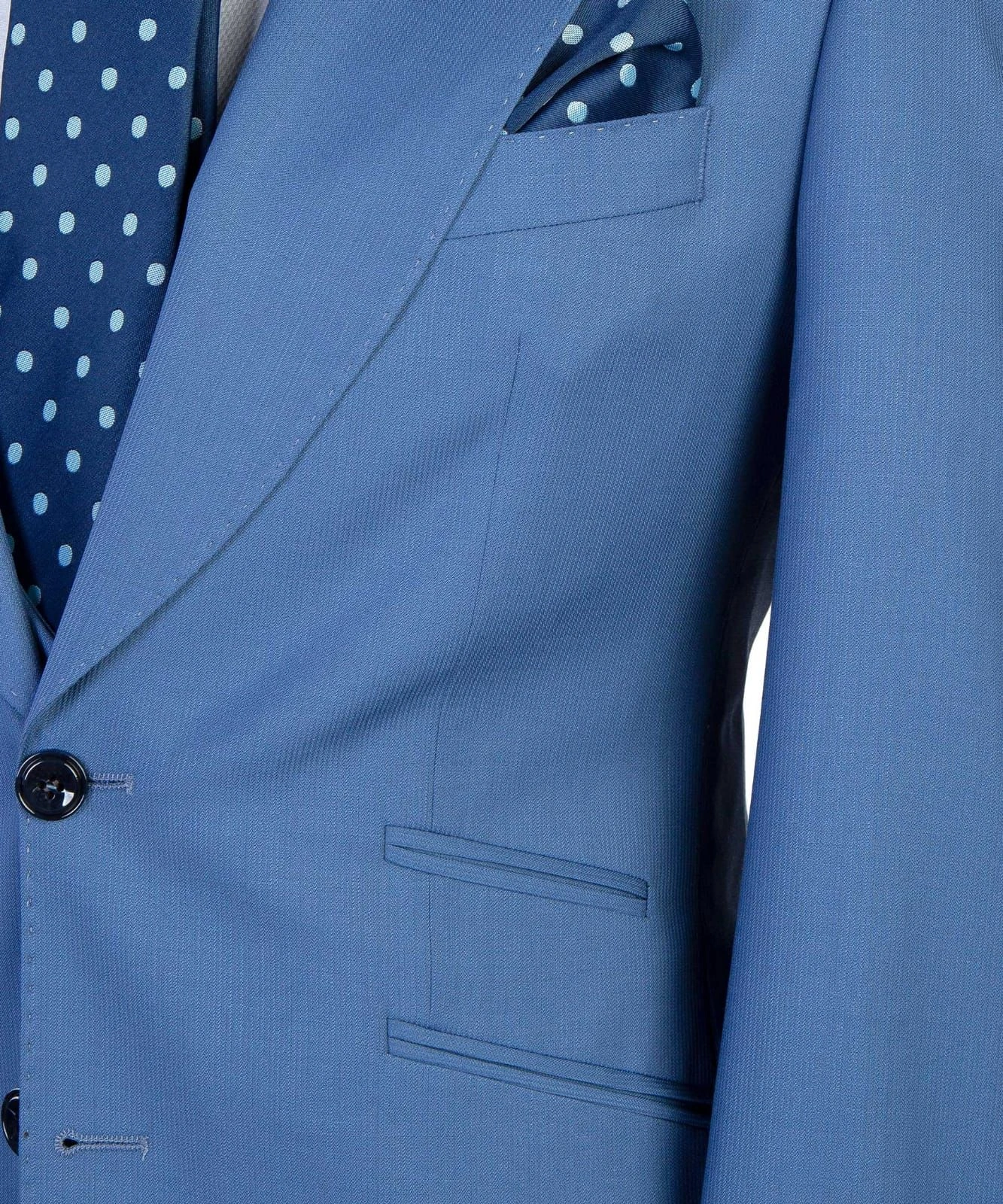 Prachtige blauwe zakenpak - 3 stuks voor een professionele uitstraling!